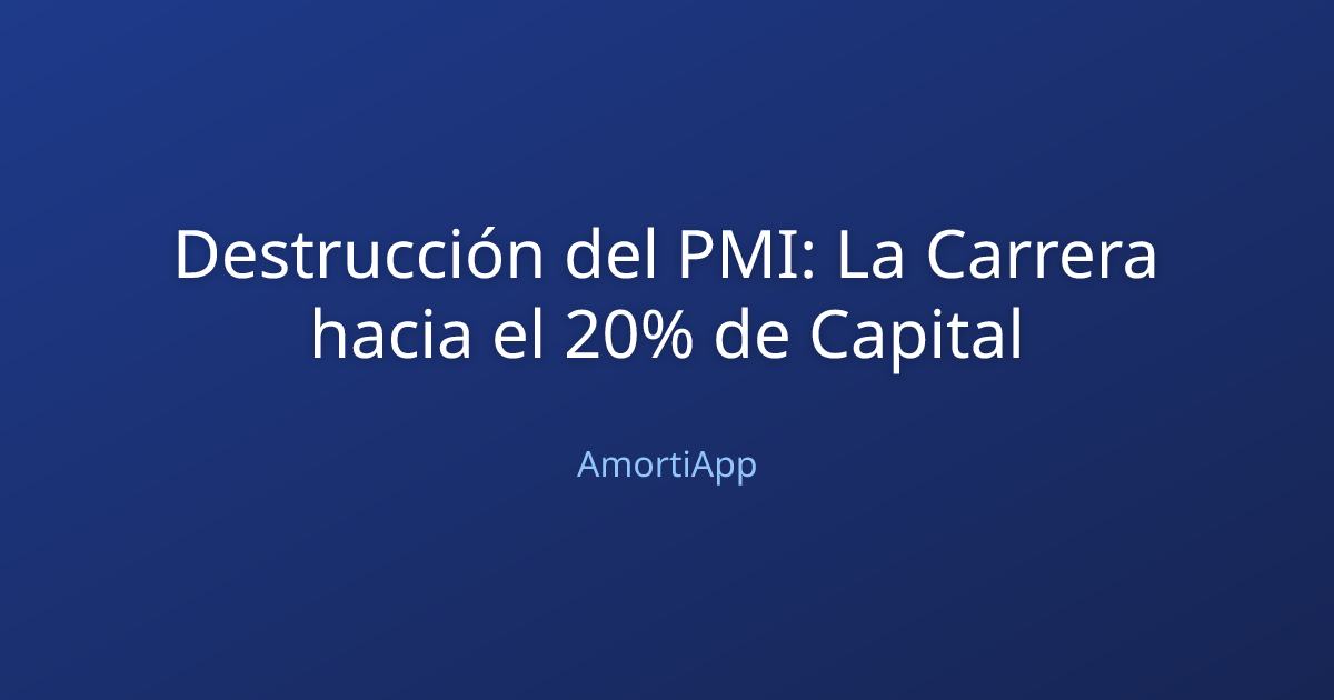 Destrucción del PMI: La Carrera hacia el 20% de Capital